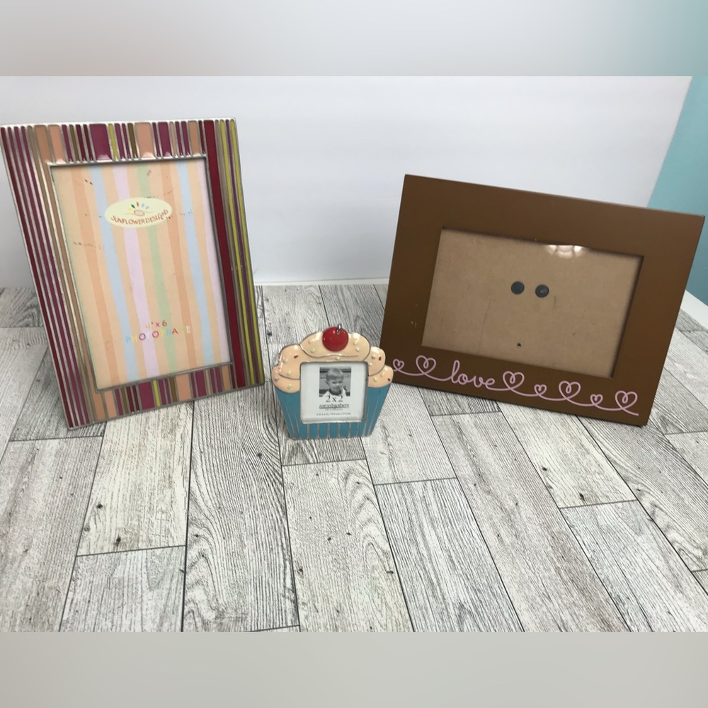 Set of 3 valentines dayish frames